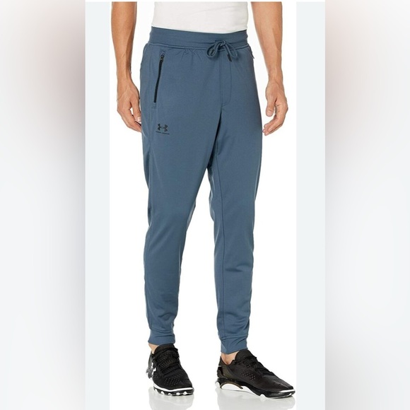 Under Armour UA Men’s Sportstyle Tricote Joggers Blue Size XXL - Picture 1 of 12